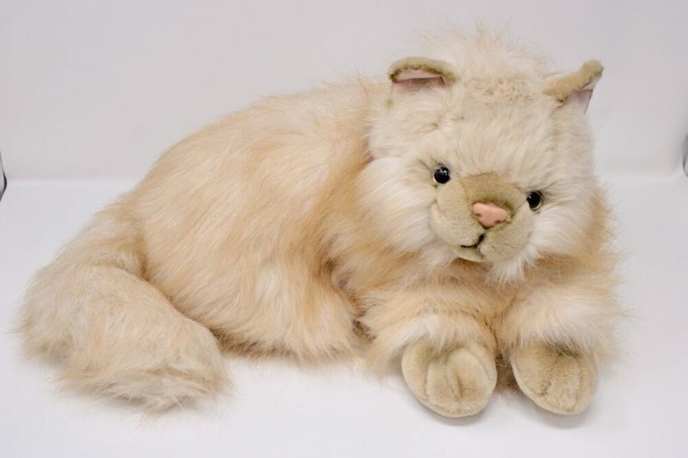 Long Hair Plush Cat Persian Himalayan Large 17" Life size Fluffy Chosun Int